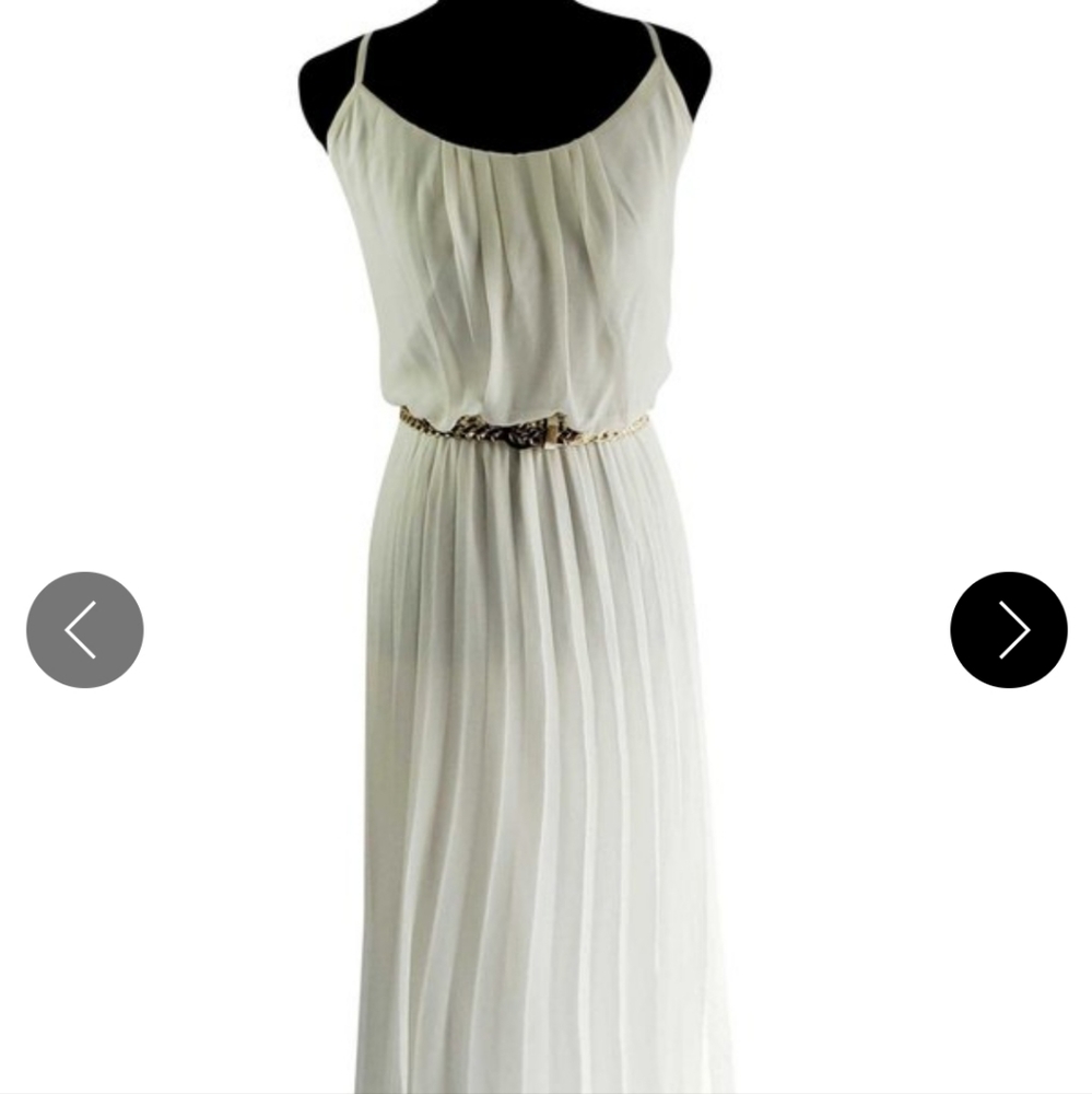 Bisou Bisou pleated Maxi Dress.